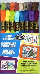 DMC Floss 16 New Colors Pack. 6 Strand Embroidery-Made with 100% long staple cotton. Double mercerized. Brilliant six-strand divisible thread.